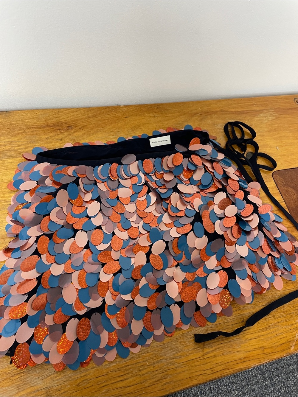 Dries Van Noten Gabrina Paillette Embroidered Mini Skirt - Picture 8 of 10